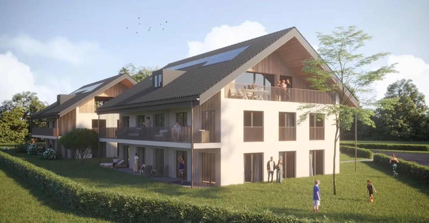 La Bergerie - Lot 16 - Nuovo appartamento di 4.5 locali al 1° piano con balcone - Foto 7 di 12