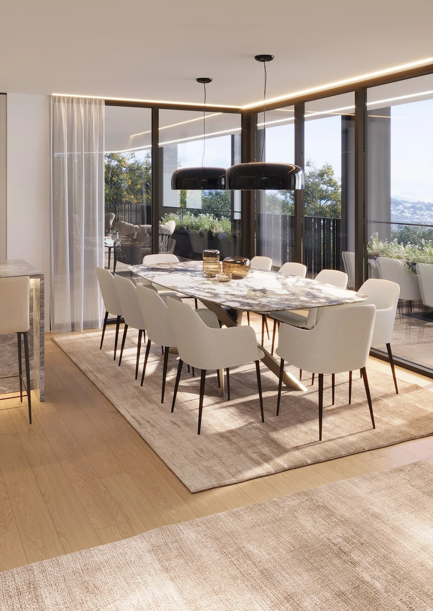 Attika 5.5 Rooms – Exclusive Penthouse with Panoramic Terrace | Residence Oasis, Pregassona - Photo 4 of 21