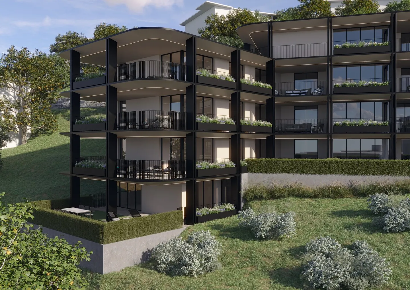 Attika 5.5 Rooms – Exclusive Penthouse with Panoramic Terrace | Residence Oasis, Pregassona - Photo 10 of 21