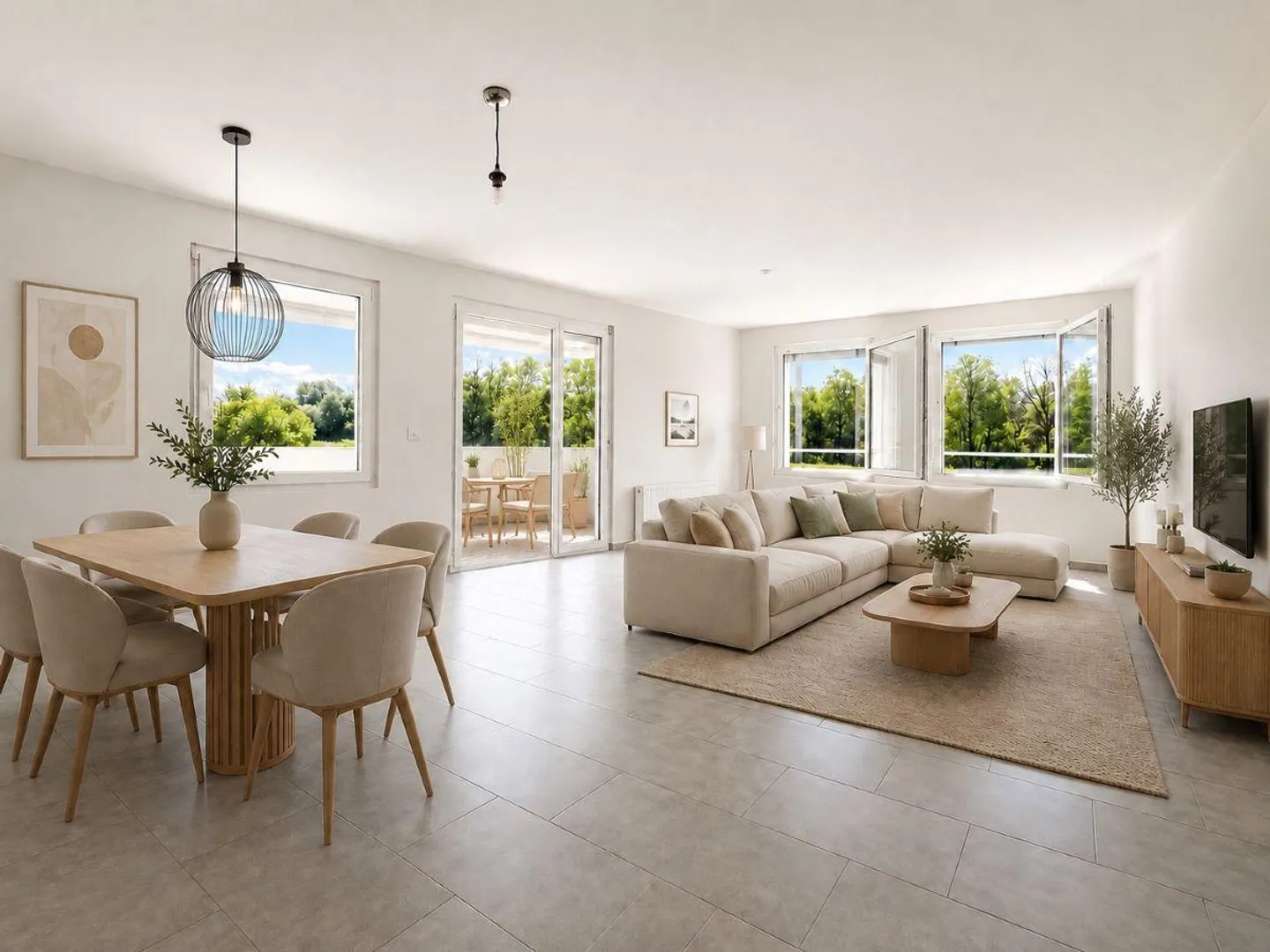 Zeitgemäßes Apartment in der Natur - Foto 2 von 15