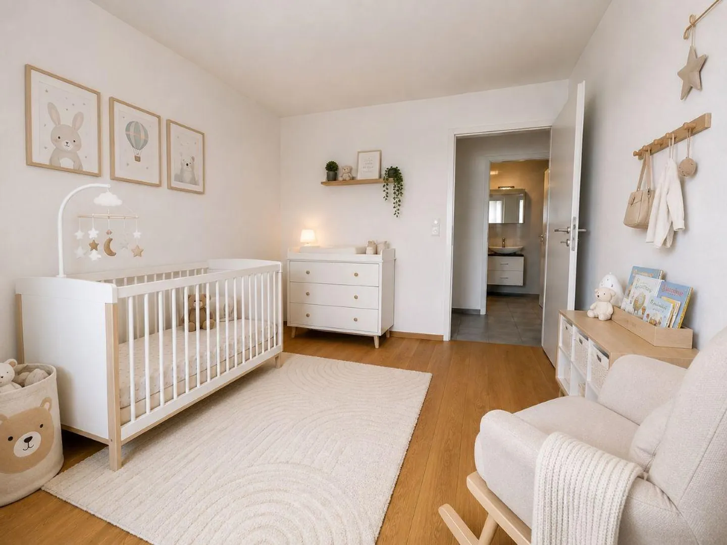 Zeitgemäßes Apartment in der Natur - Foto 6 von 15