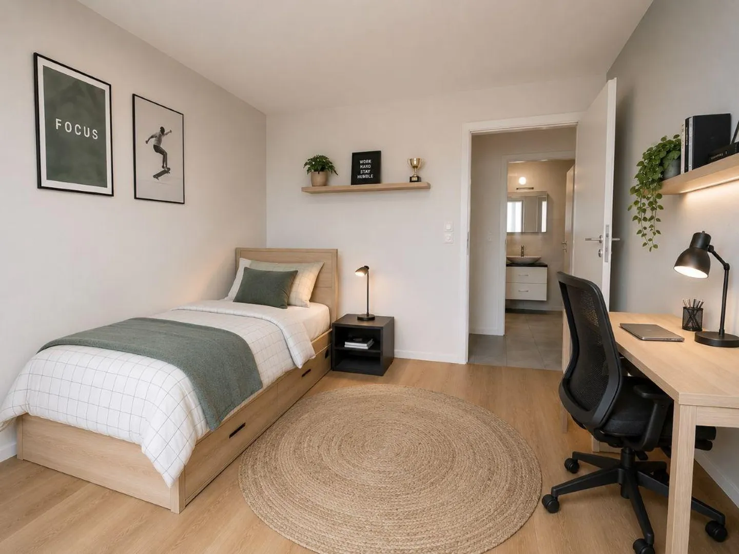 Zeitgemäßes Apartment in der Natur - Foto 9 von 15
