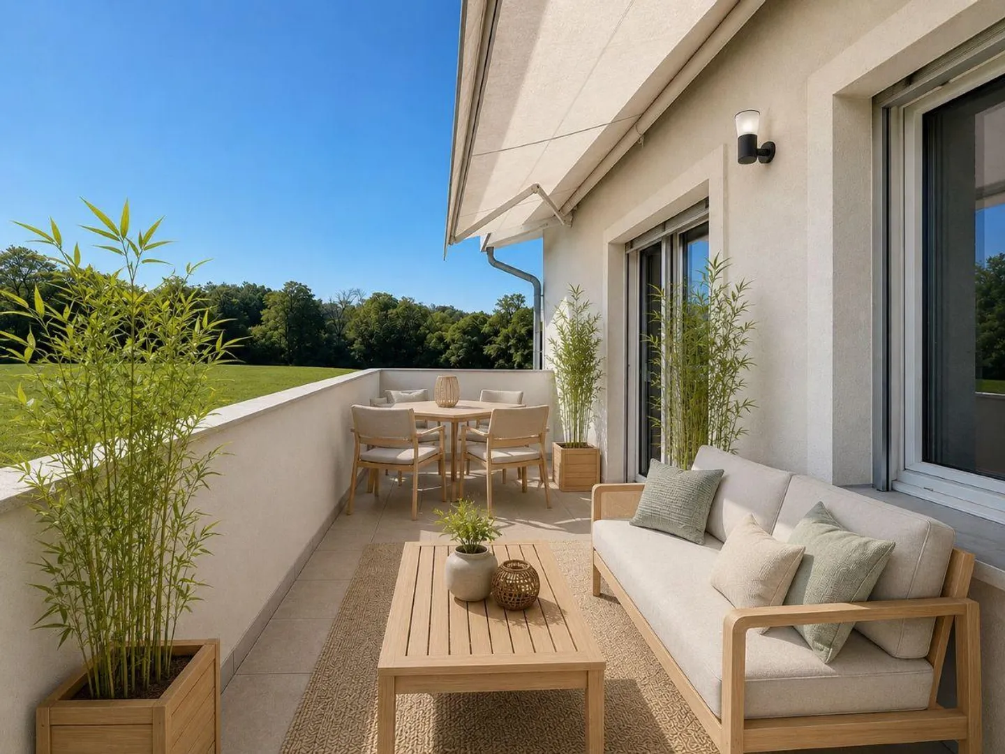 Zeitgemäßes Apartment in der Natur - Foto 10 von 15