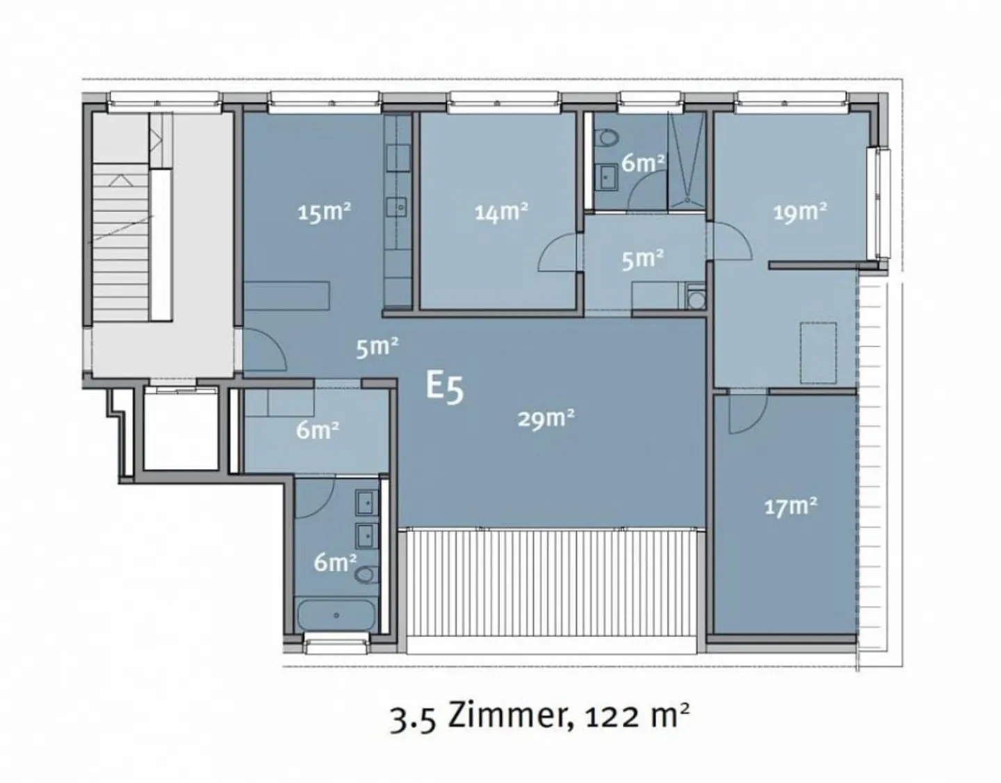 Family-friendly 3.5-room apartment with large balcony in Knonau - Photo 6 of 11