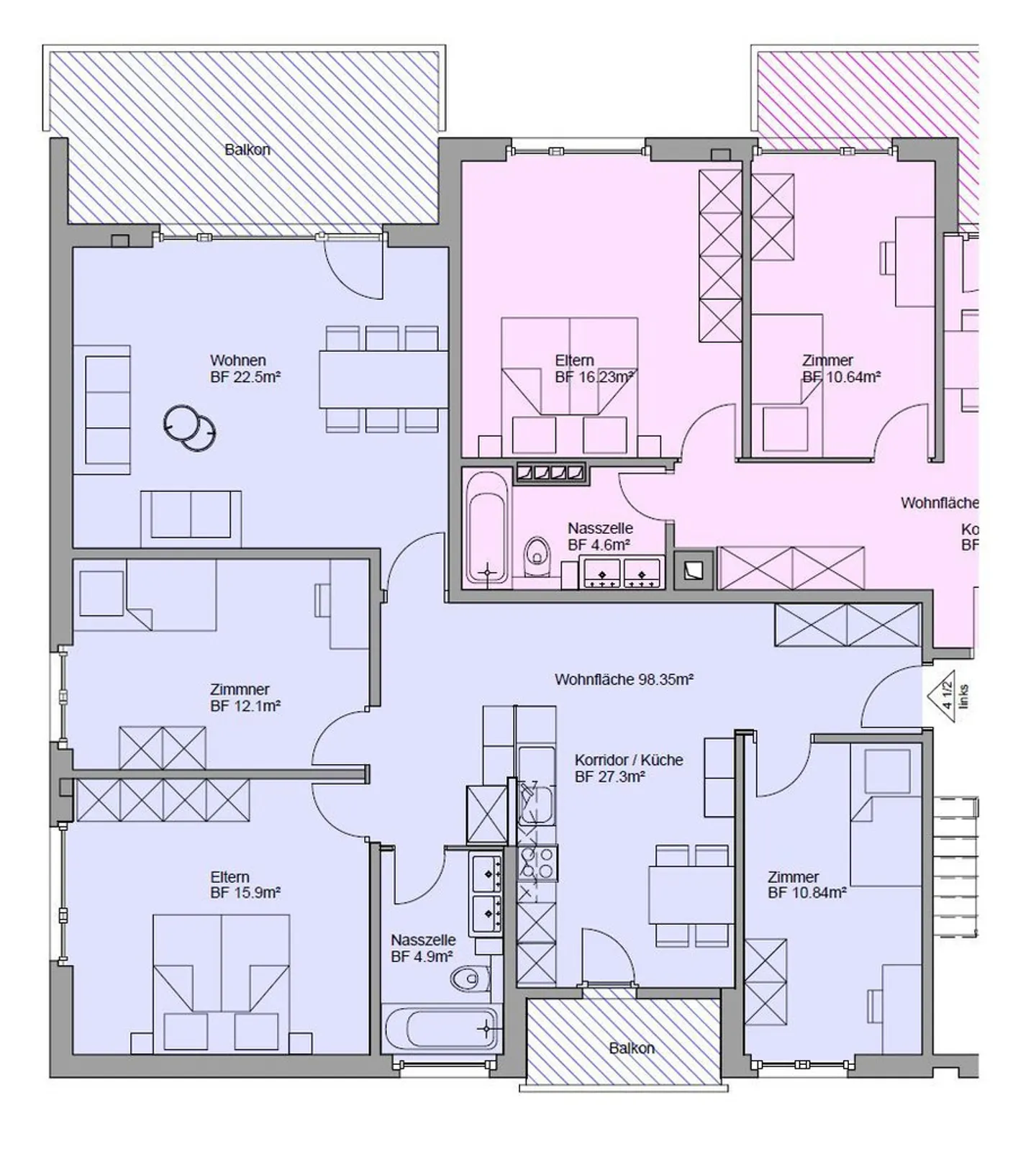 Apartment for rent - Photo 5 of 5