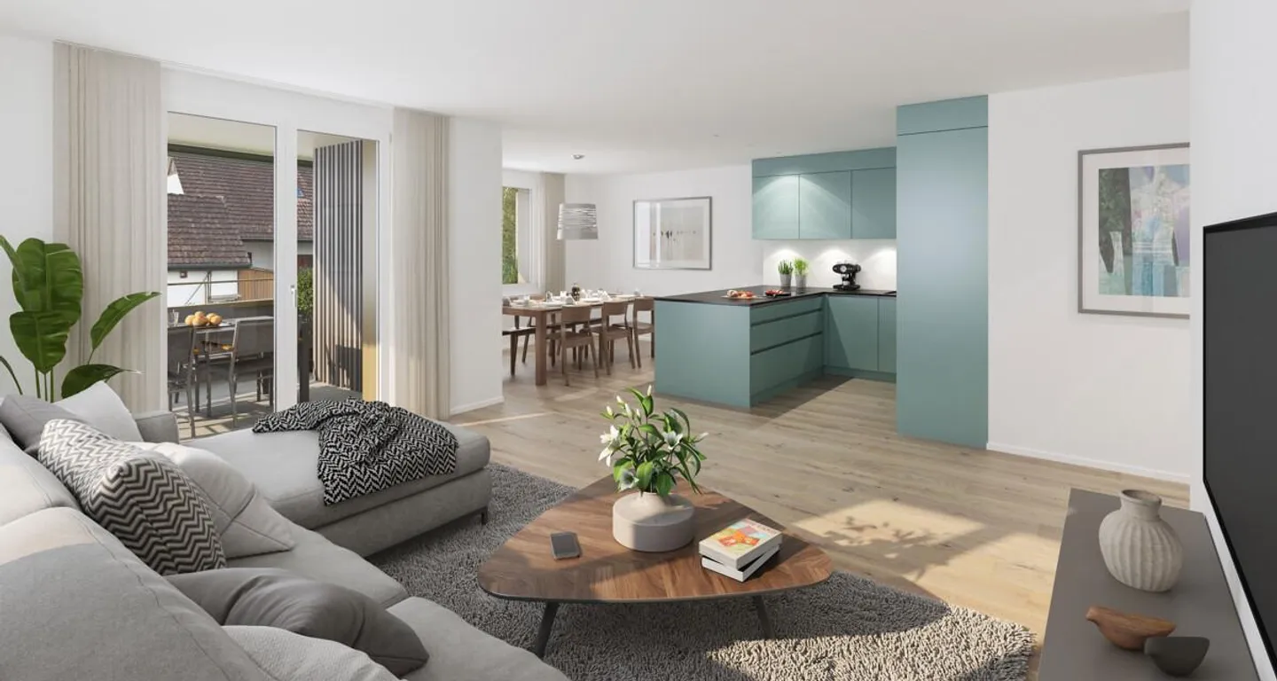 Nouveau projet de construction LANDLIEBI - Appartement de 4,5 pièces au rez-de-chaussée - Photo 2 sur 2