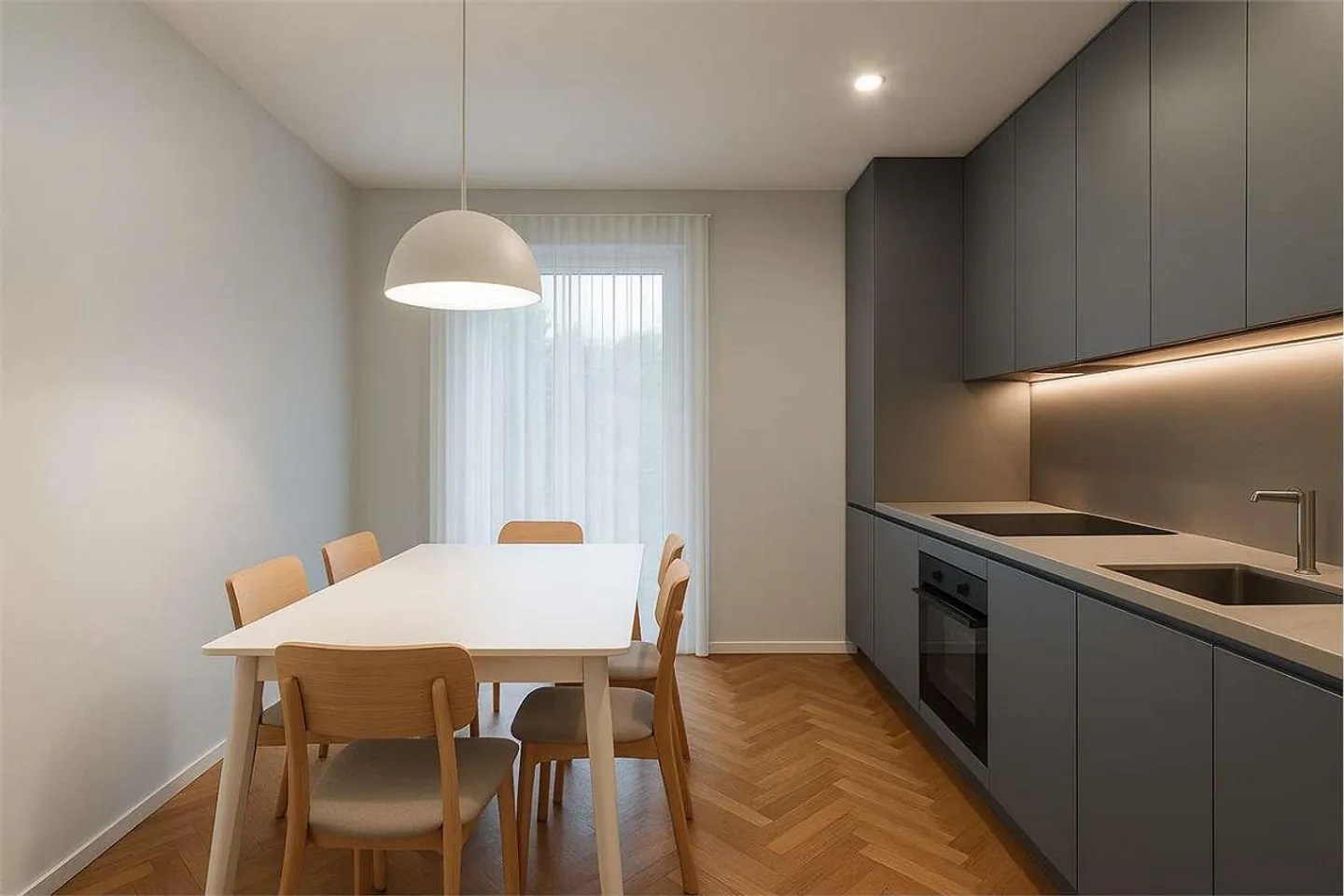 Vivre dans le vert avec style - 4,5 pièces avec jardin et piscine - Photo 3 sur 5