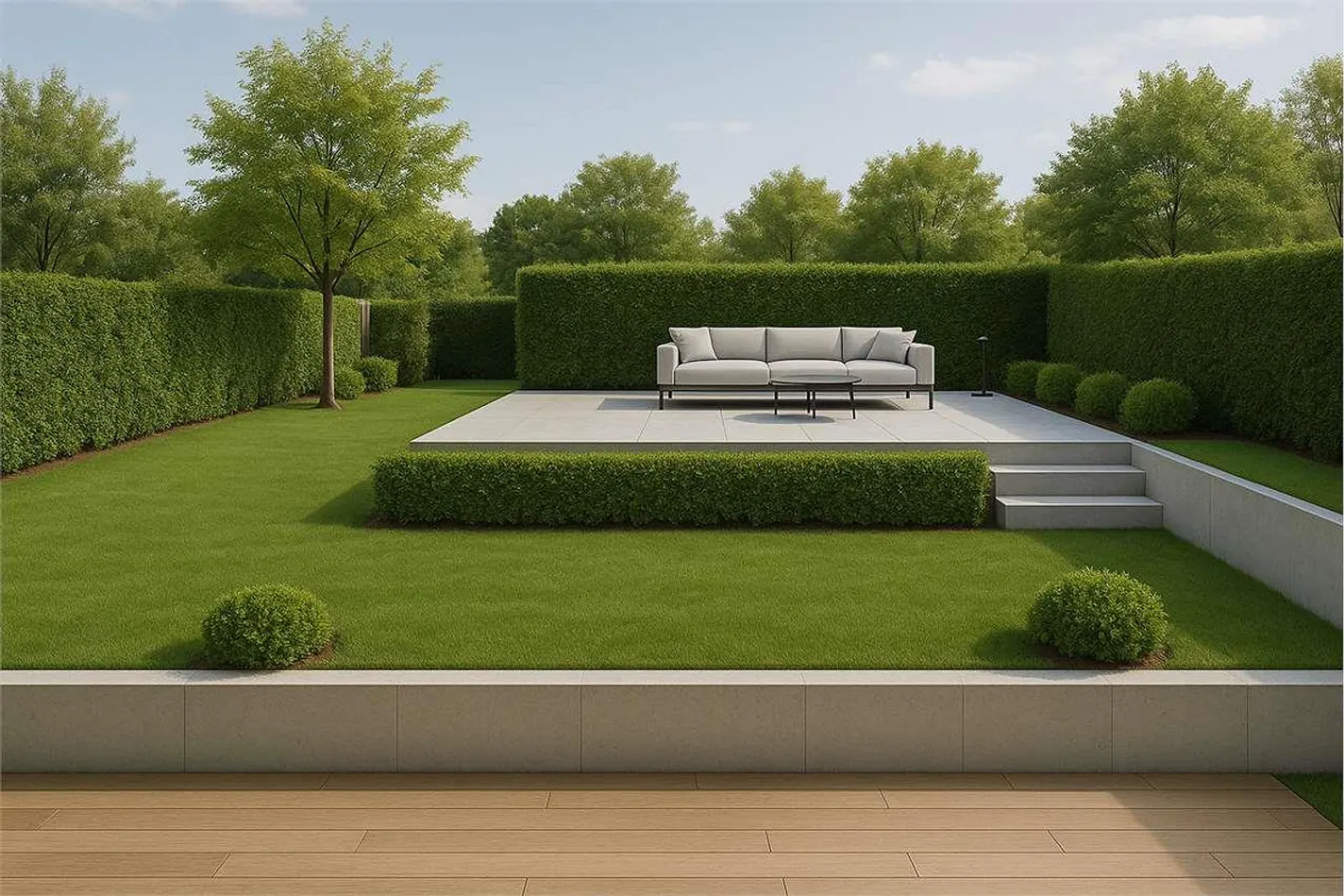 Vivre dans le vert avec style - 4,5 pièces avec jardin et piscine - Photo 5 sur 5