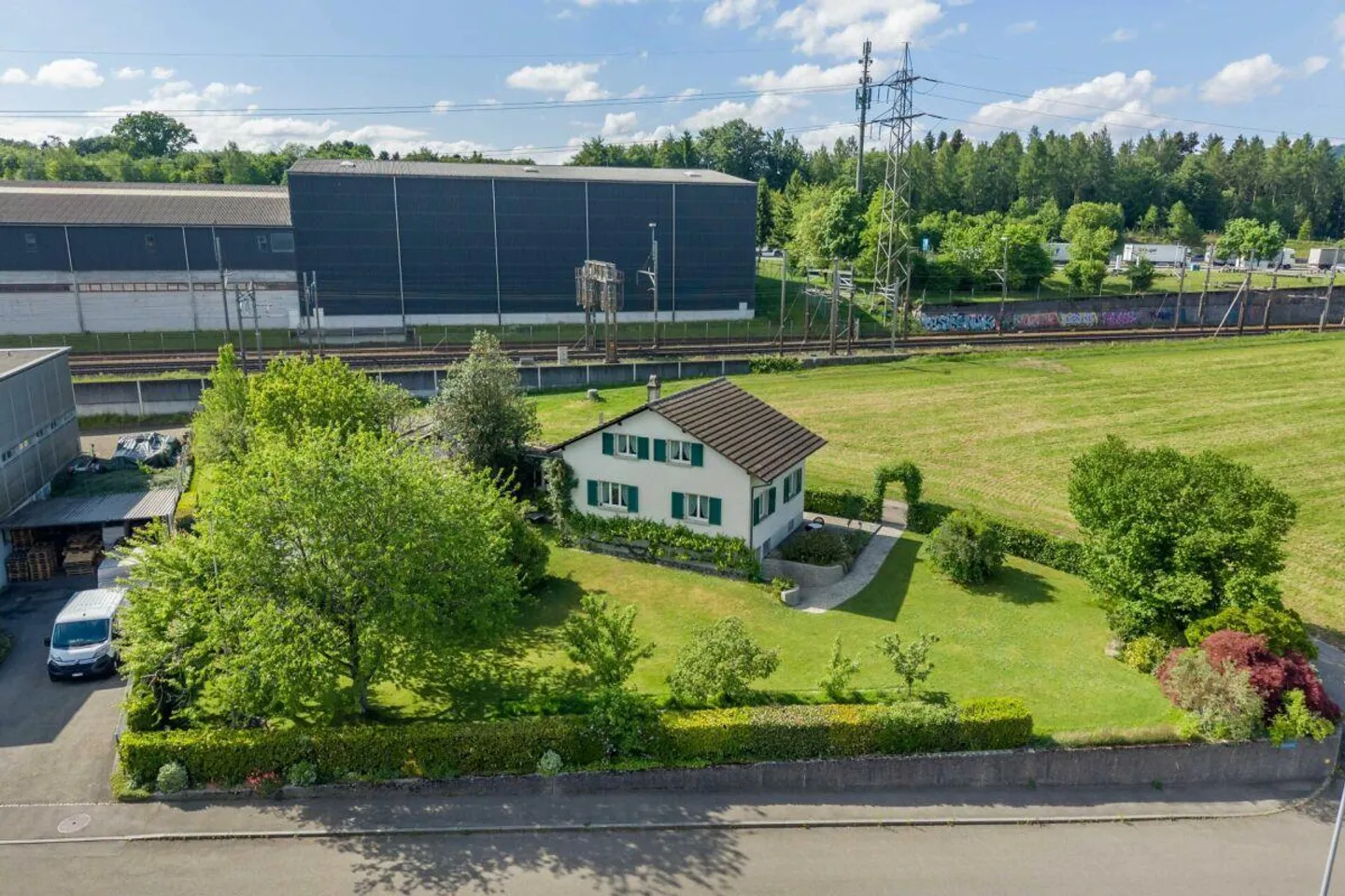 Herrlich gelegenes, 1'208 m2 grosses und voll erschlossenes Bauland... - Foto 4 di 7