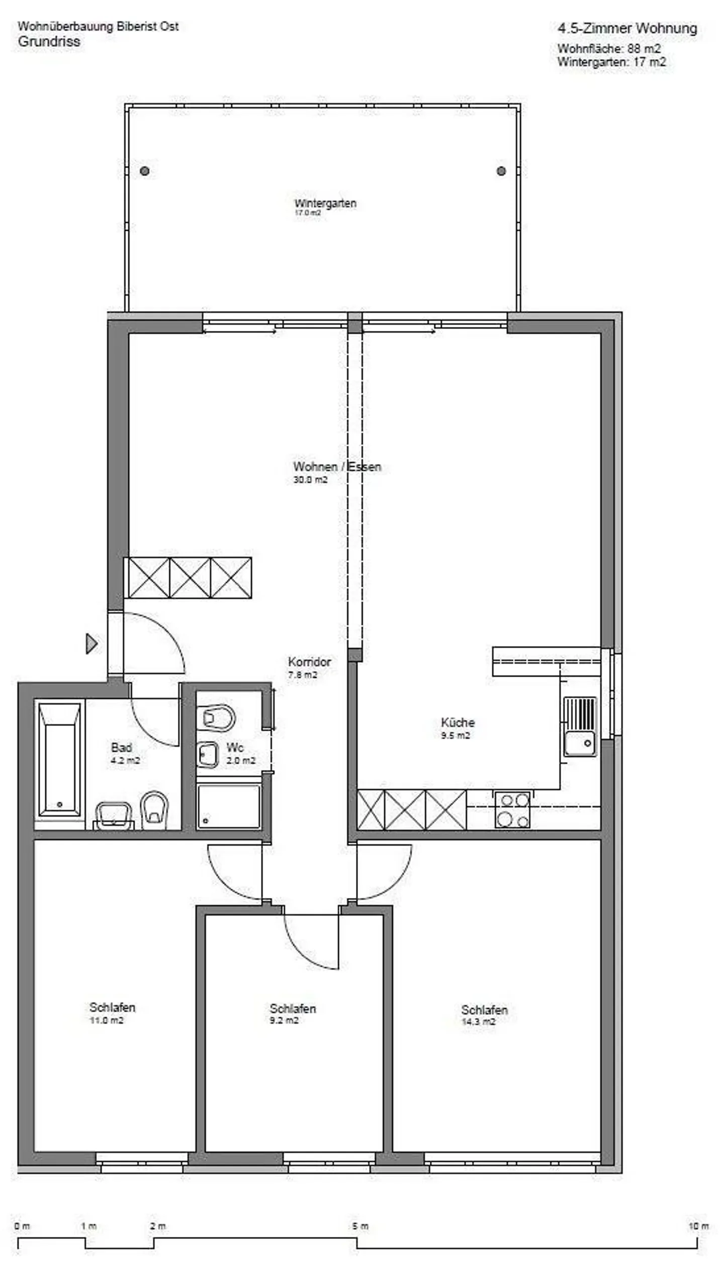 Hell Wohung  in einer gepflegten Wohnsiedlung - Foto 9 von 9