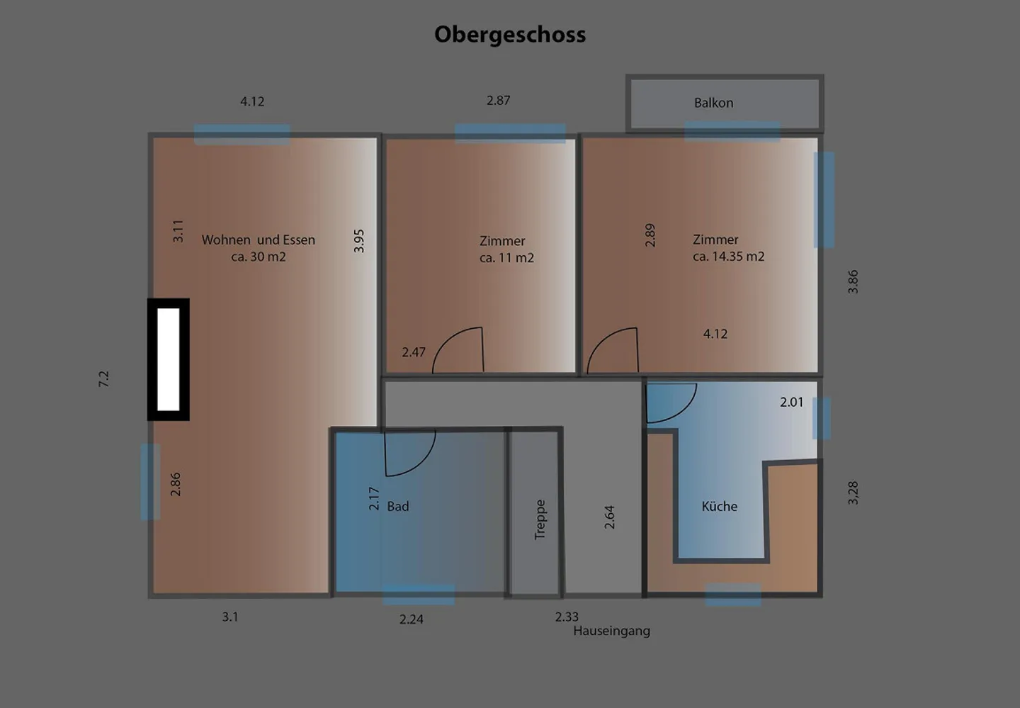 Incantevole casa unifamiliare di 5,5 locali con giardino e area salotto - Foto 3 di 3