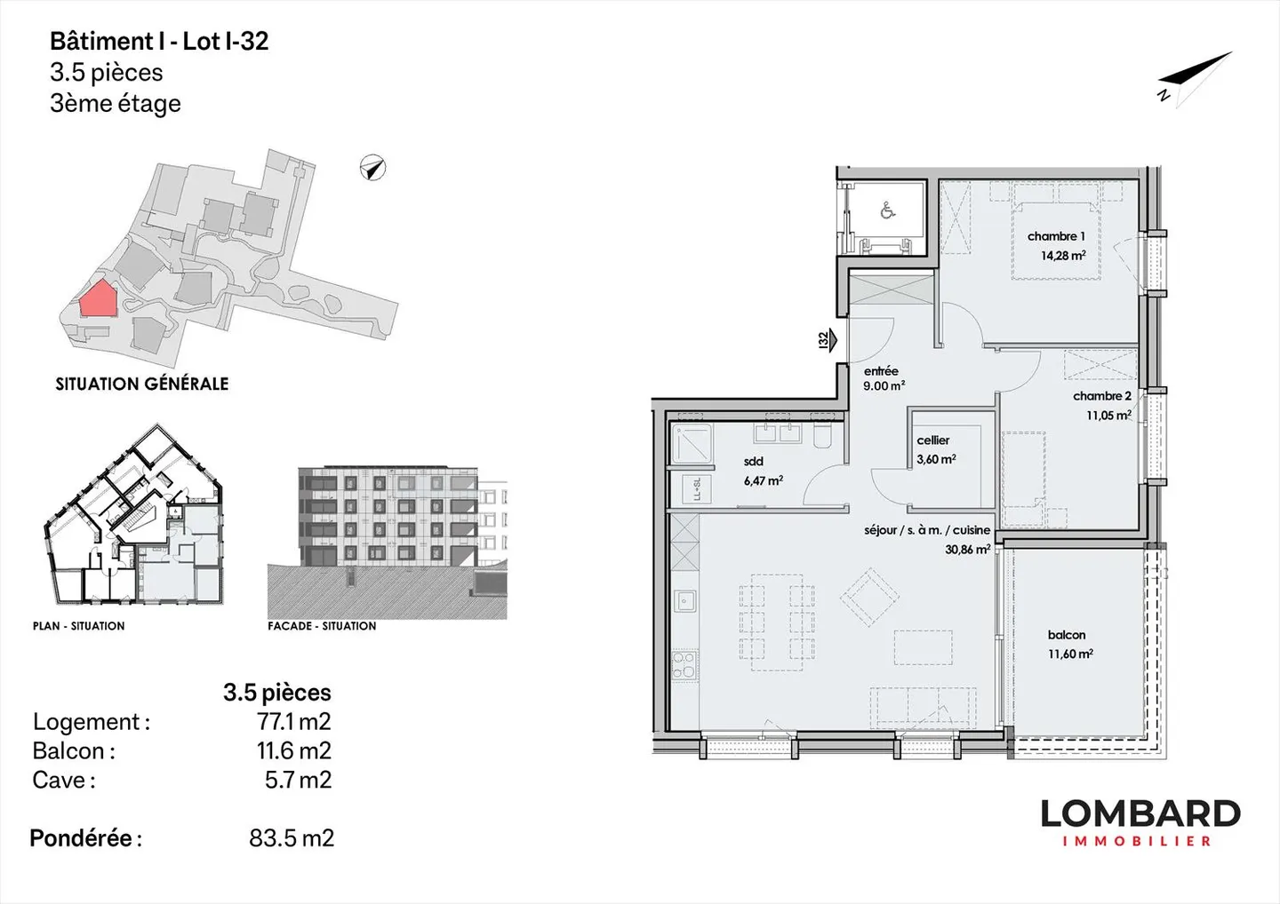 Penthouse 3.5 rooms - Photo 6 of 6