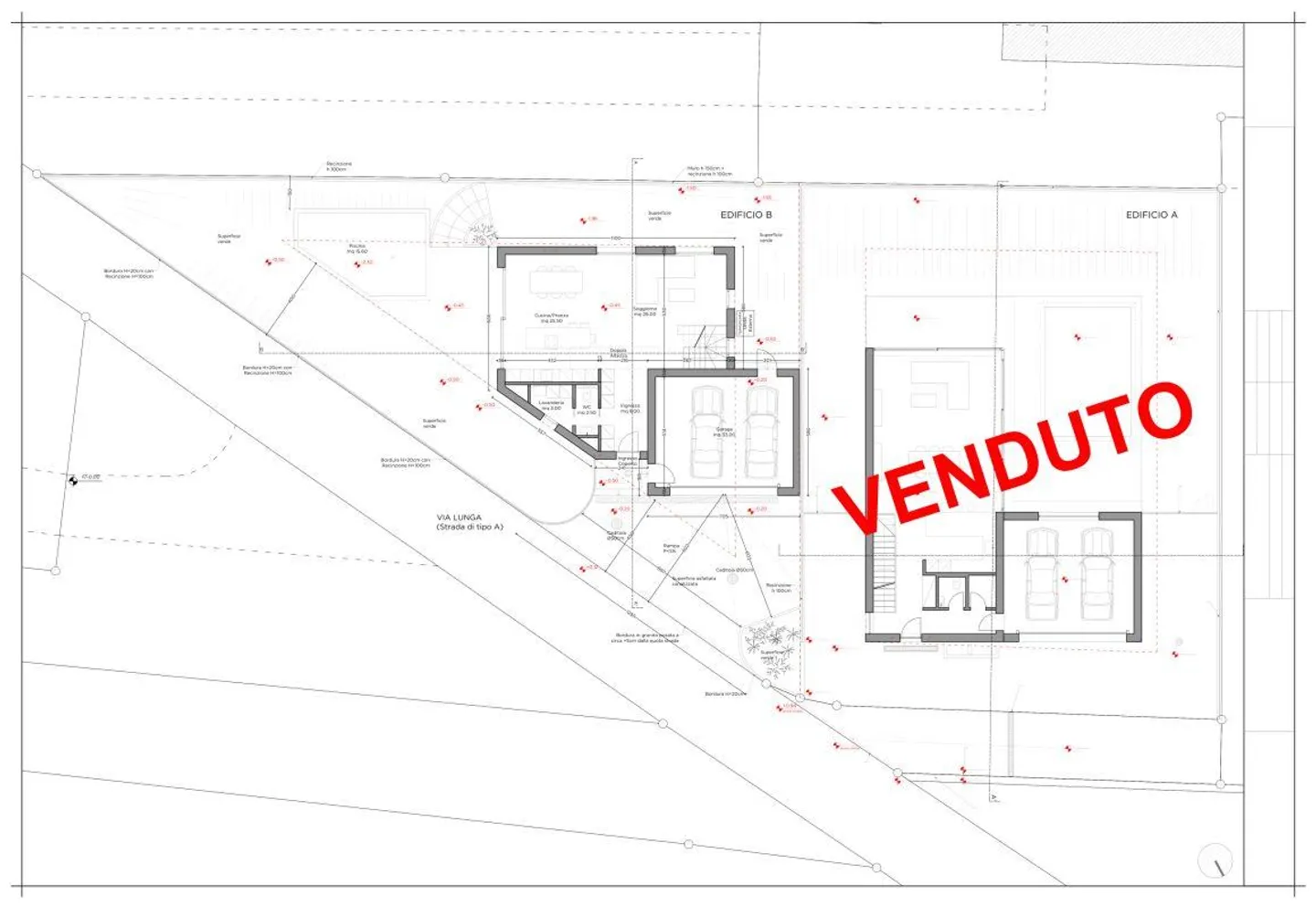 Villa mit Schwimmbad im Bau in Mendrisio, im grünen Stadtteil Salorino - Foto 5 von 7