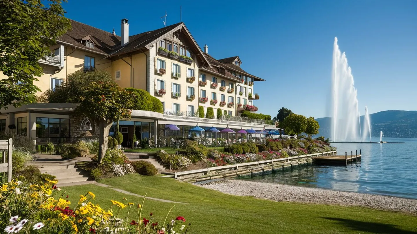 Wundervolles Hotel an der Küste zwischen Genf und Lausanne - Foto 1 von 1