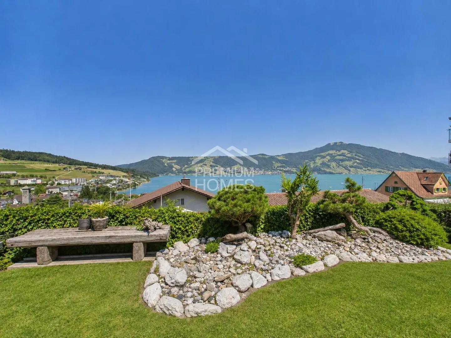Exclusive Garden Apartment with Stunning Lake and Mountain Panorama - Photo 1 of 13