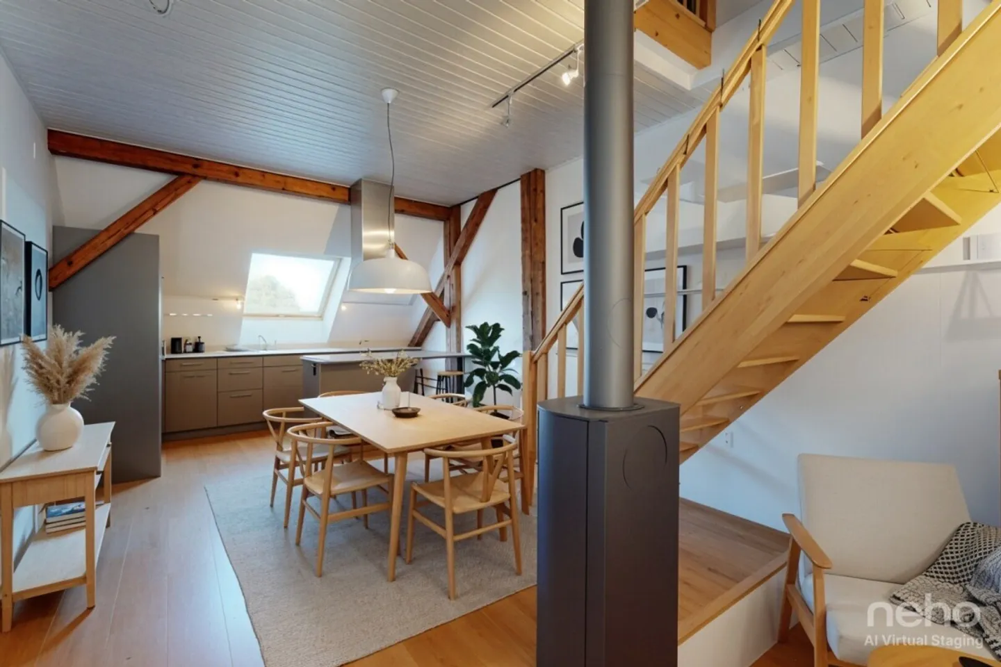 DUPLEX DE 3.5 PIÈCES AVEC JARDIN PARTAGÉ DANS UN CADRE CHAMPÊTRE - Foto 4 di 13