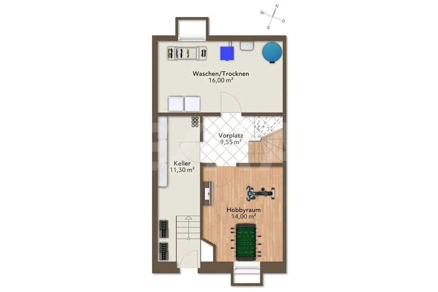 Paradis familial ensoleillé de 5 ½ pièces avec jardin, terrasse et beaucoup ... - Photo 10 sur 13