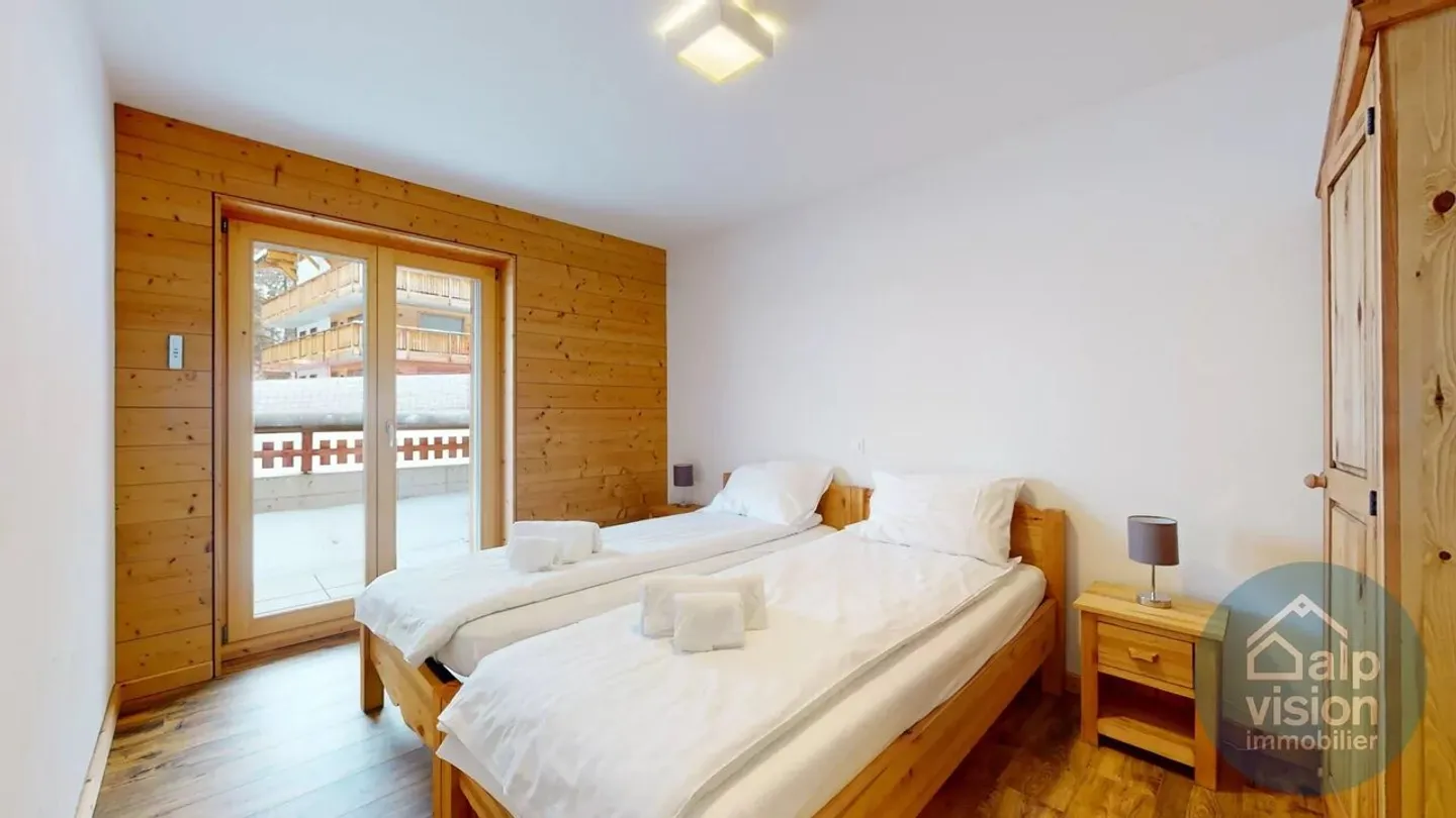 AUSGEZEICHNETE 4.5 WOHNUNG SKI IN SKI OUT VEYSONNAZ - Foto 7 von 13