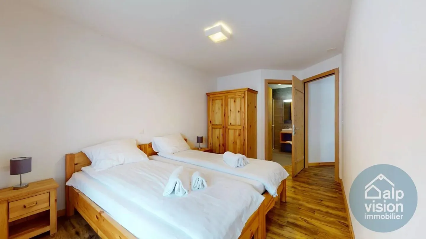 AUSGEZEICHNETE 4.5 WOHNUNG SKI IN SKI OUT VEYSONNAZ - Foto 8 von 13
