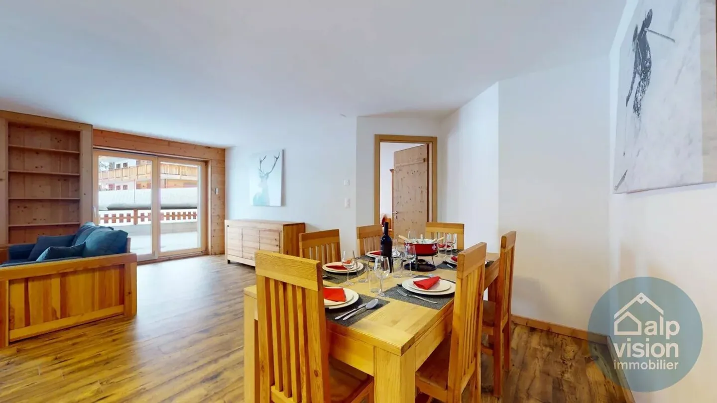 AUSGEZEICHNETE 4.5 WOHNUNG SKI IN SKI OUT VEYSONNAZ - Foto 13 von 13