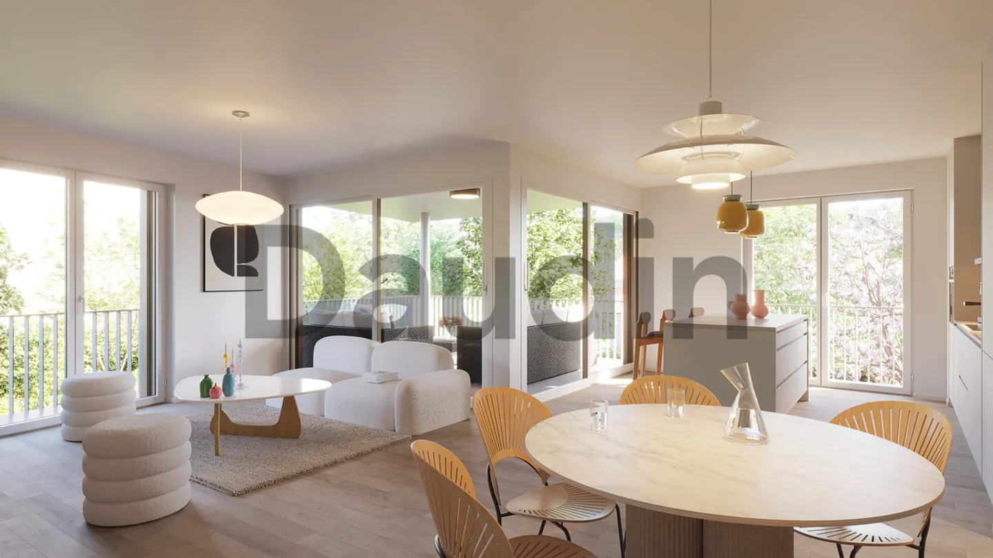Projet de construction ouvert - Penthouse 5 pièces en toute tranquillité - Photo 9 sur 11