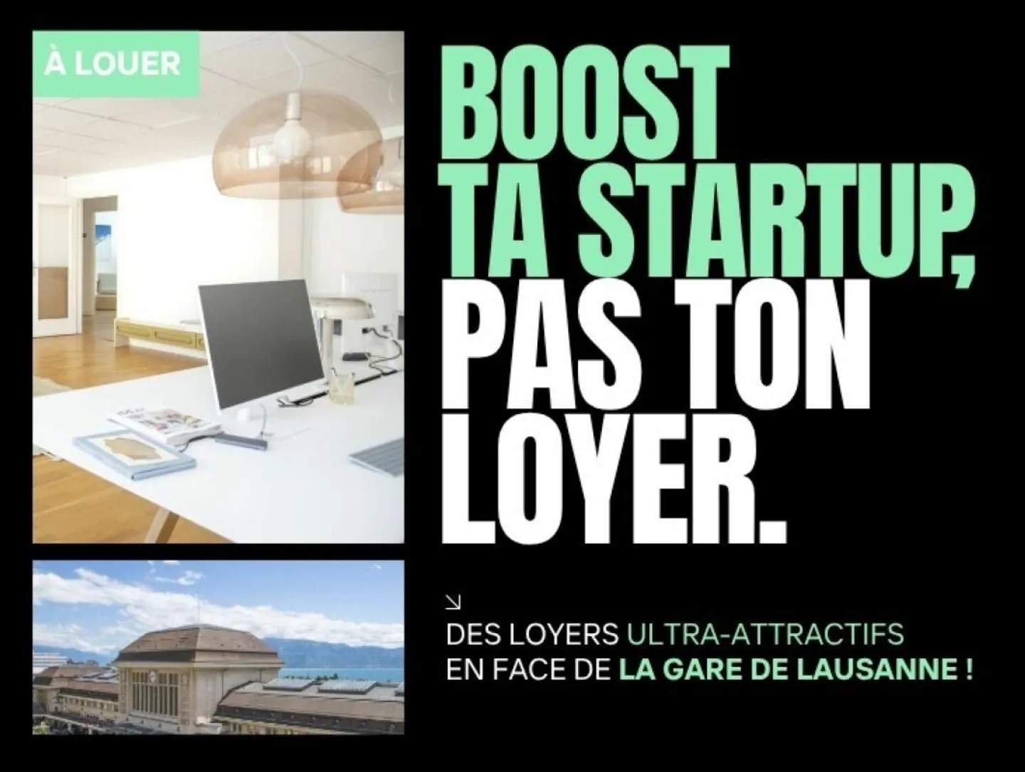 Bureau de 116 m2 à louer à côté de la gare - Photo 1 sur 6