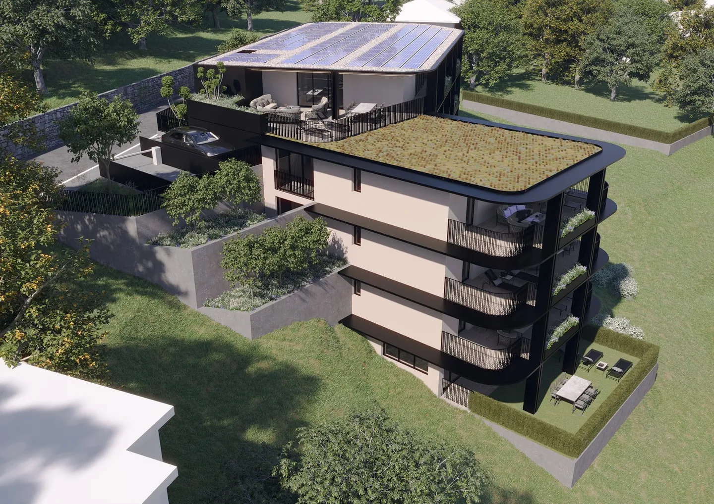 Appartement 5.5 pièces – Avec jardin ou terrasse | Résidence Oasis, Pregassona - Photo 10 sur 14