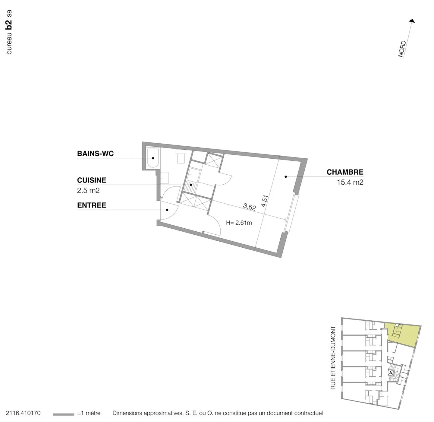 1 Zimmerwohnung - Foto 4 von 4