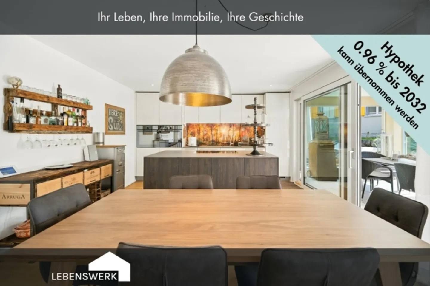 «Natürlich daheim - 4.5 Zimmer Gartenwohnung in Zuben TG» - Foto 1 von 9