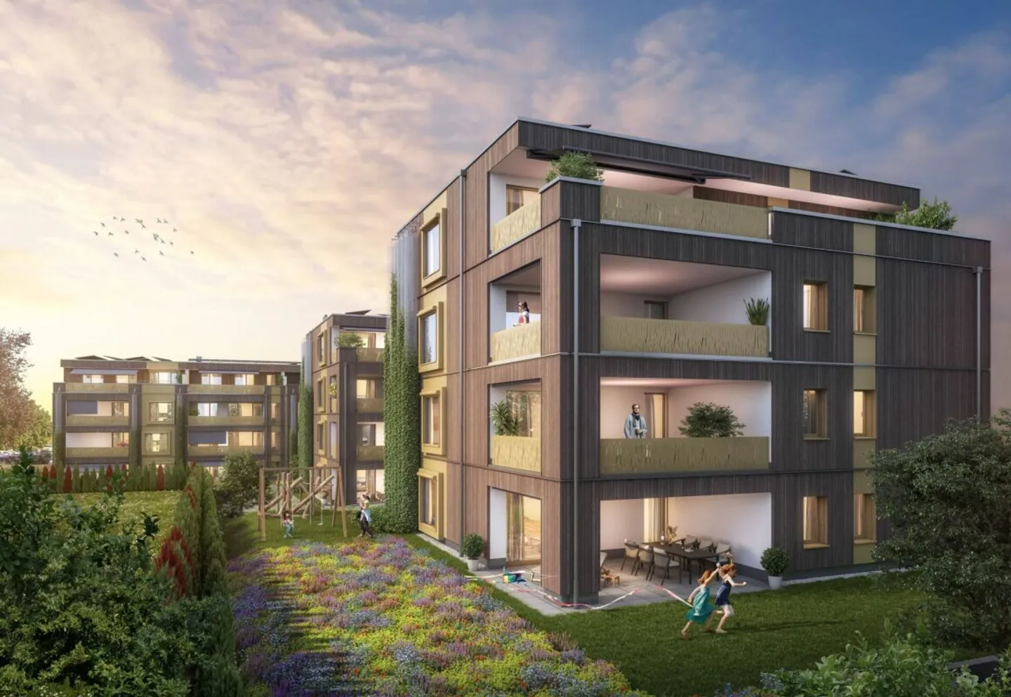 Nouveau projet de construction "Fliedergarten" - vivre moderne avec style et durabilité - appartement de qualité supérieure au dernier étage - Photo 4 sur 11