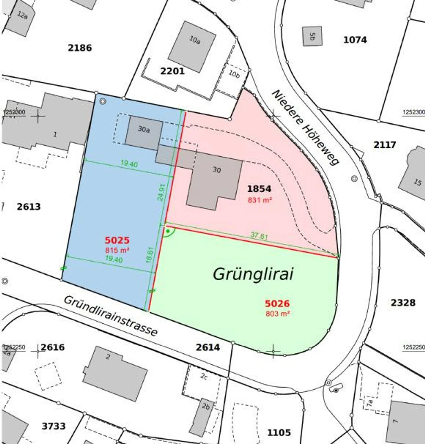 Terrain à bâtir à Laufen - Photo 2 sur 2