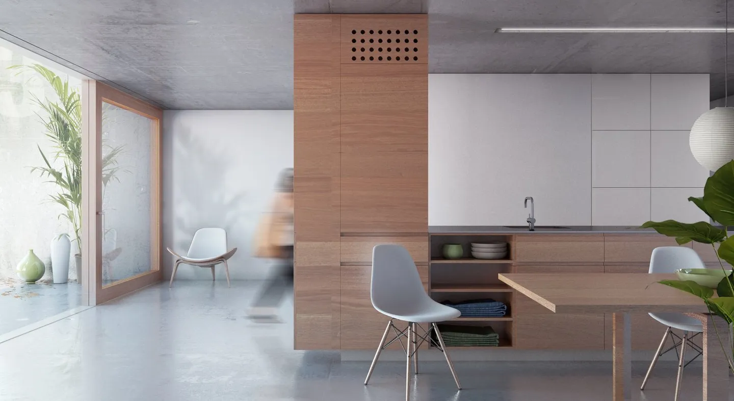 Luce, cemento e legno incorporati tra il verde e le montagne di Valmaggesi - Foto 9 di 11