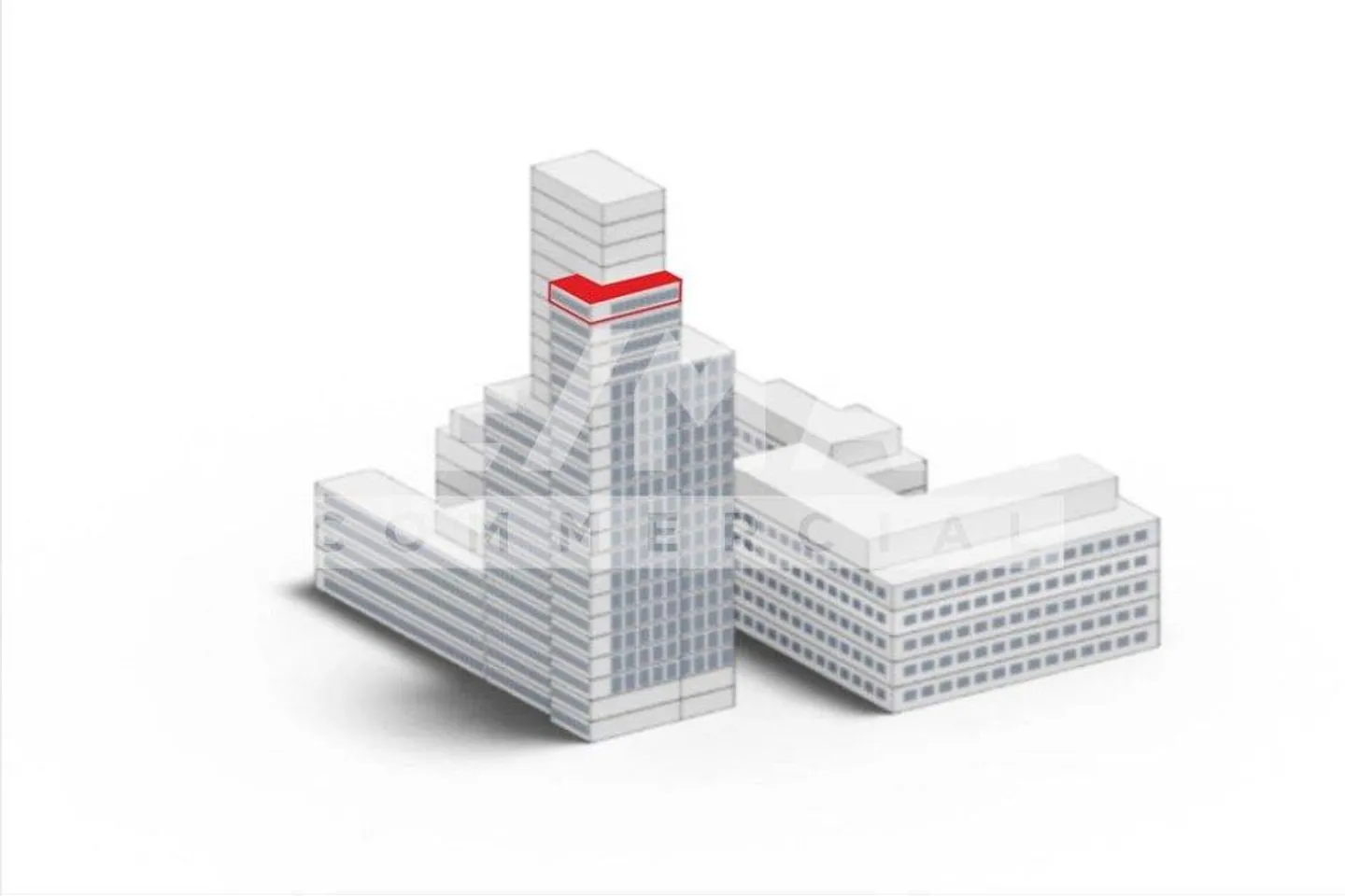 Espace de bureau exclusif 224 m² - 20ème étage Tour Rouge Winterthur - Photo 4 sur 10