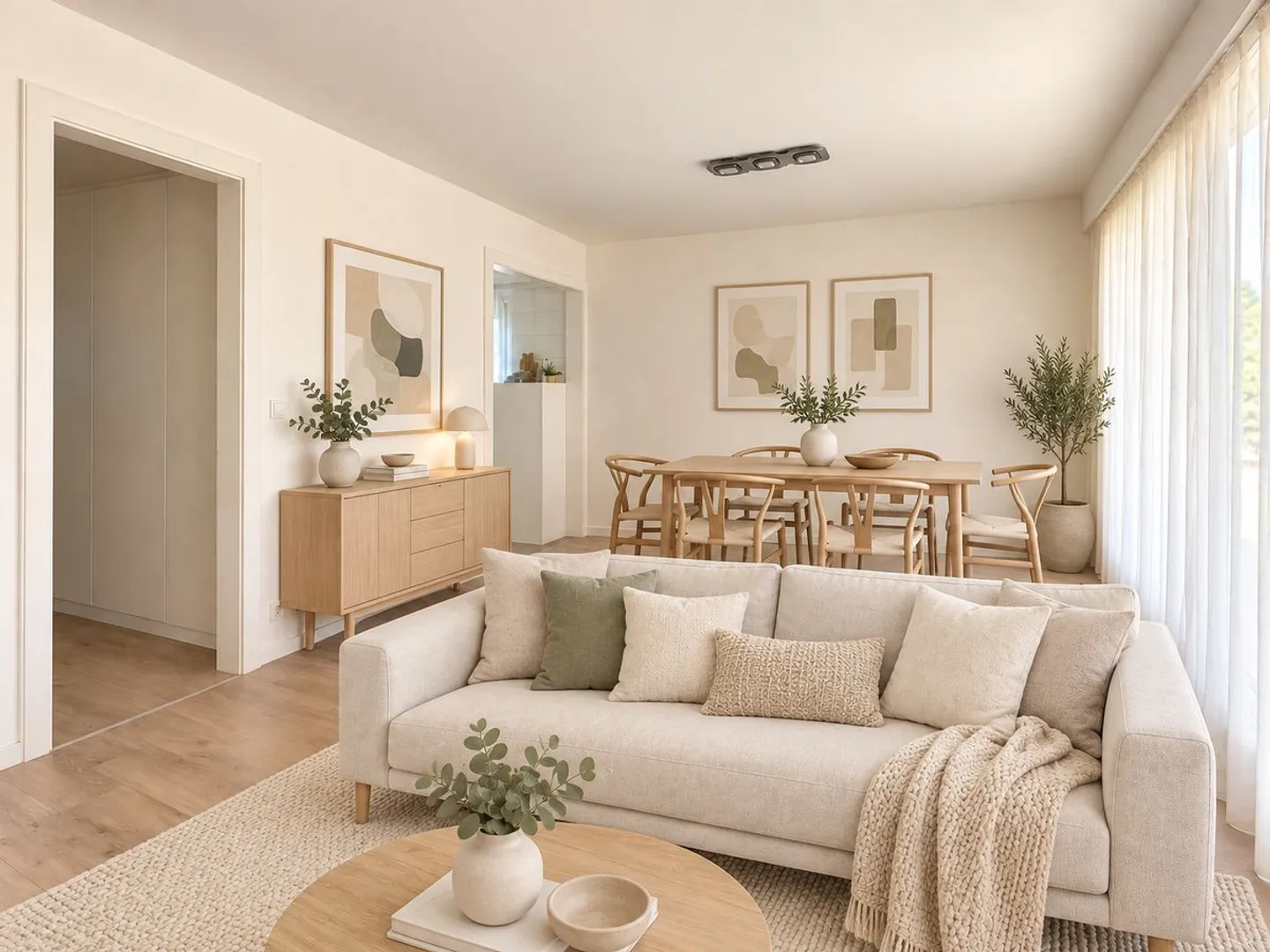 Renovated 4.5-room apartment with terrace, close to the lake in Préverenges - Photo 2 of 4