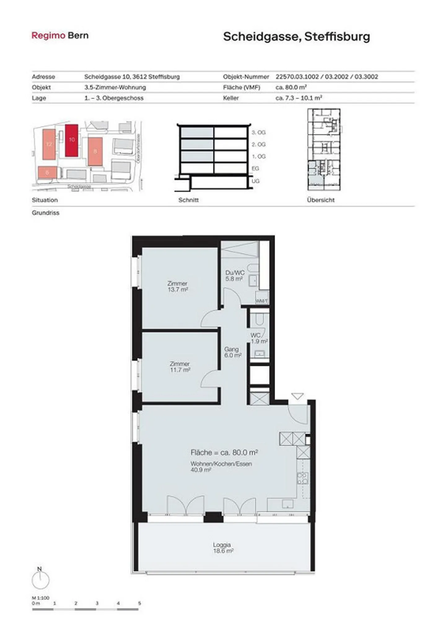 Geräumige Wohnung in grüner Lage - Foto 10 von 10