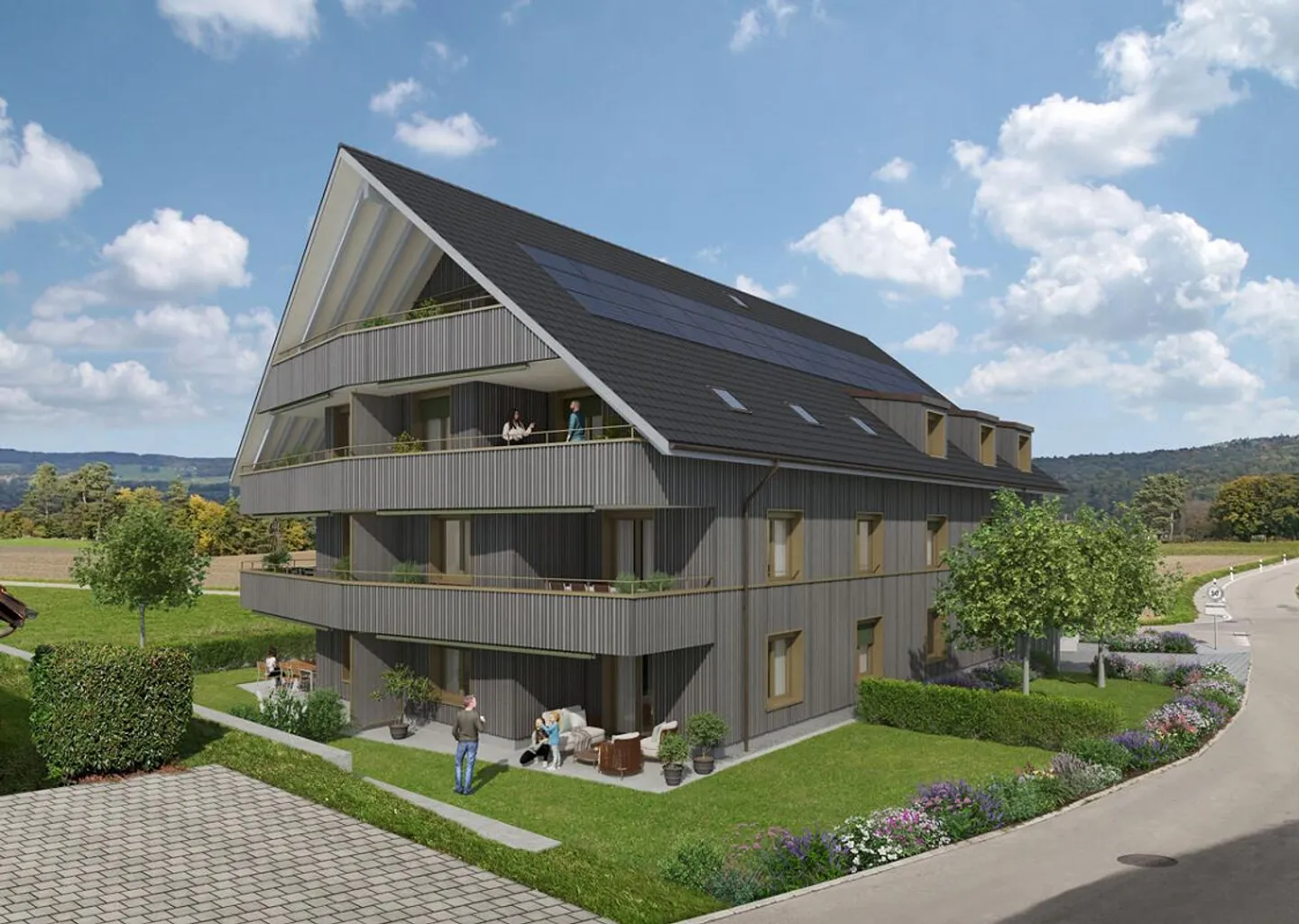 New Construction Project LANDLIEBI - 3.5-Room Apartment on the Upper Floor - Photo 1 of 2