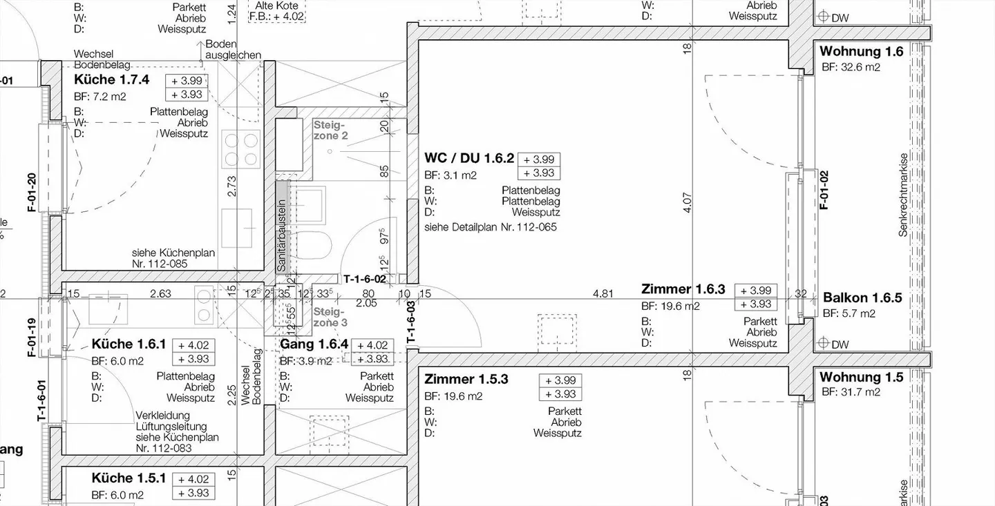 1.5-room apartment in good condition with optimal transport connections. - Photo 6 of 6