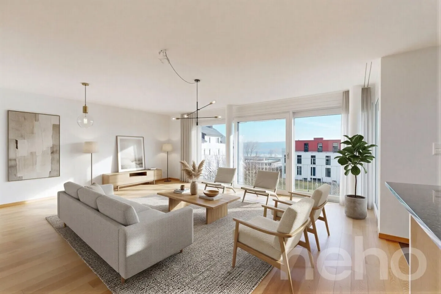 Appartement ensoleillé avec vue sur le lac - Photo 4 sur 11