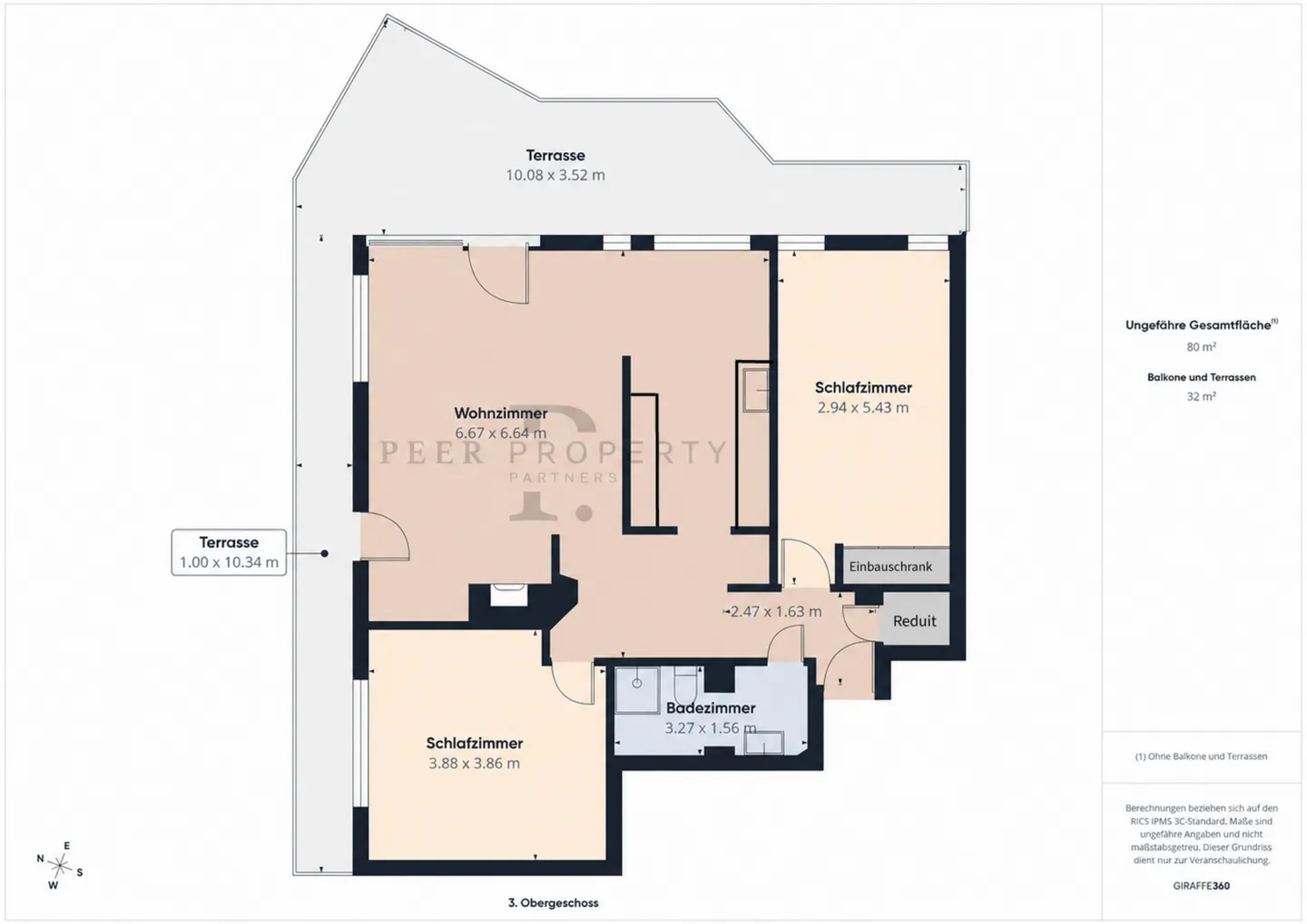 3½-Room Penthouse Apartment with Separately Rentable Office in Muri near Bern - Photo 1 of 2
