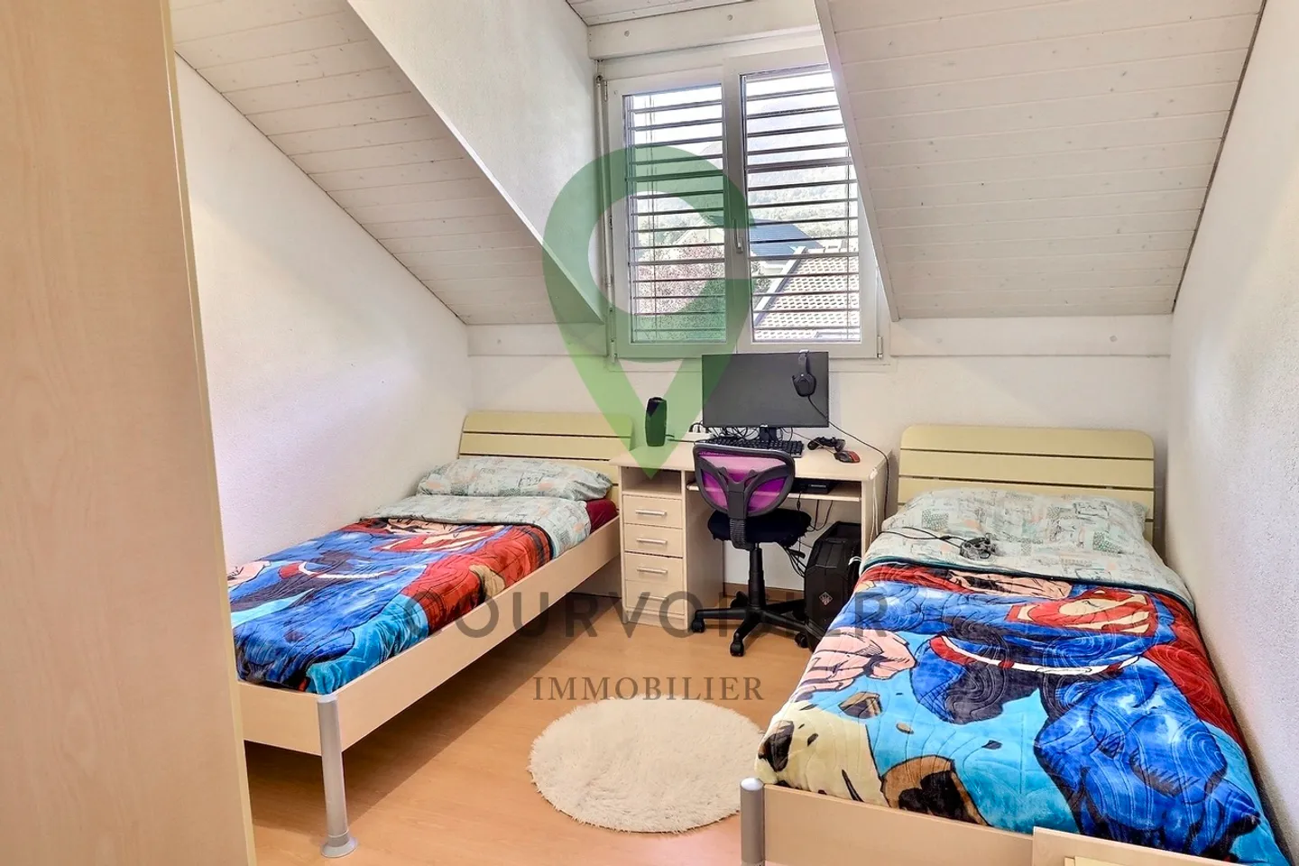 DUPLEX DE 5.5 PIECES DANS PETITE COPROPRIÉTÉ  - Foto 8 di 12