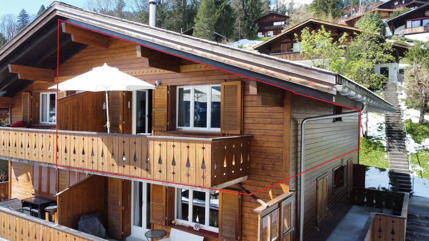 Appartamento di vacanza lussuoso con 2,5 stanze con spazio aggiuntivo in soffitta, ca. 60 mq di superficie abitabile in una posizione tranquilla e soleggiata a Grindelwald - Foto 1 di 14