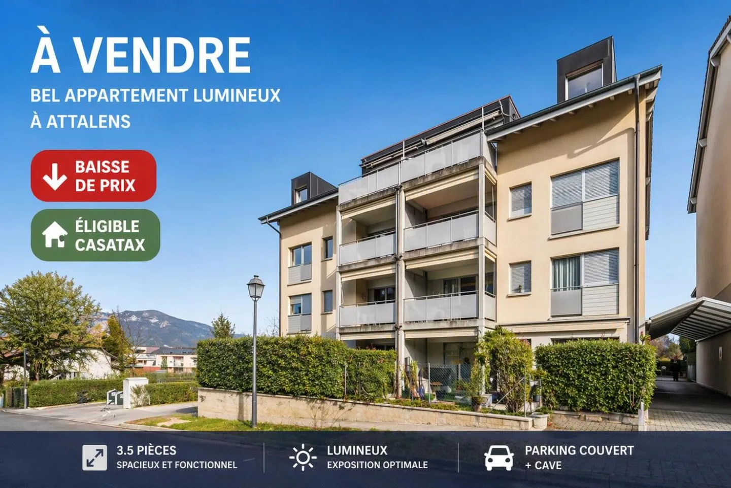 CASATAX - Appartement de passage exclusif Meyrin-Village - Photo 1 sur 13