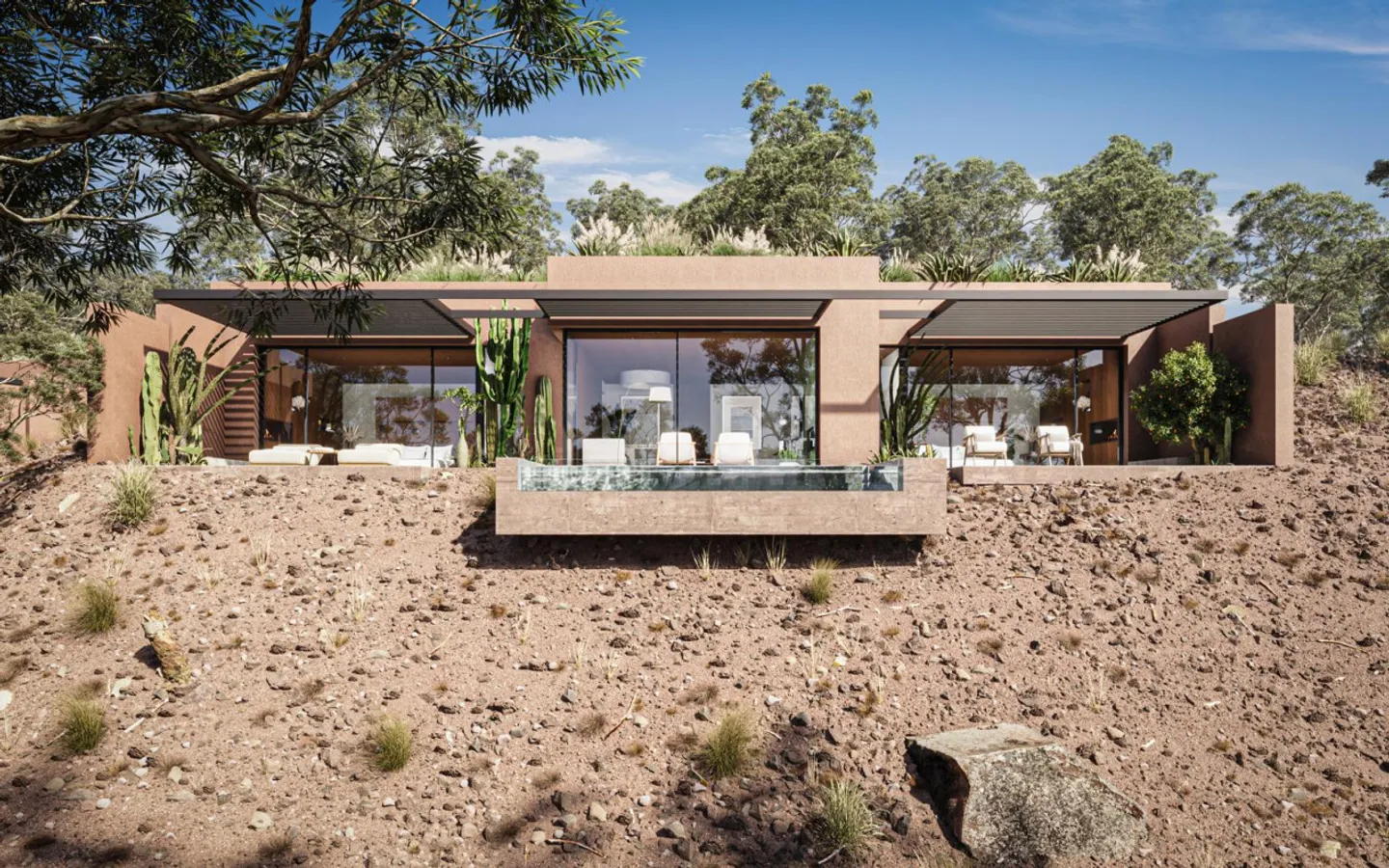 Villa eccezionale con vista lago e montagne - Regione di Marrakech - Foto 3 di 7