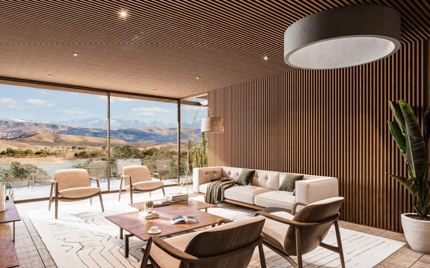 Villa eccezionale con vista lago e montagne - Regione di Marrakech - Foto 5 di 7