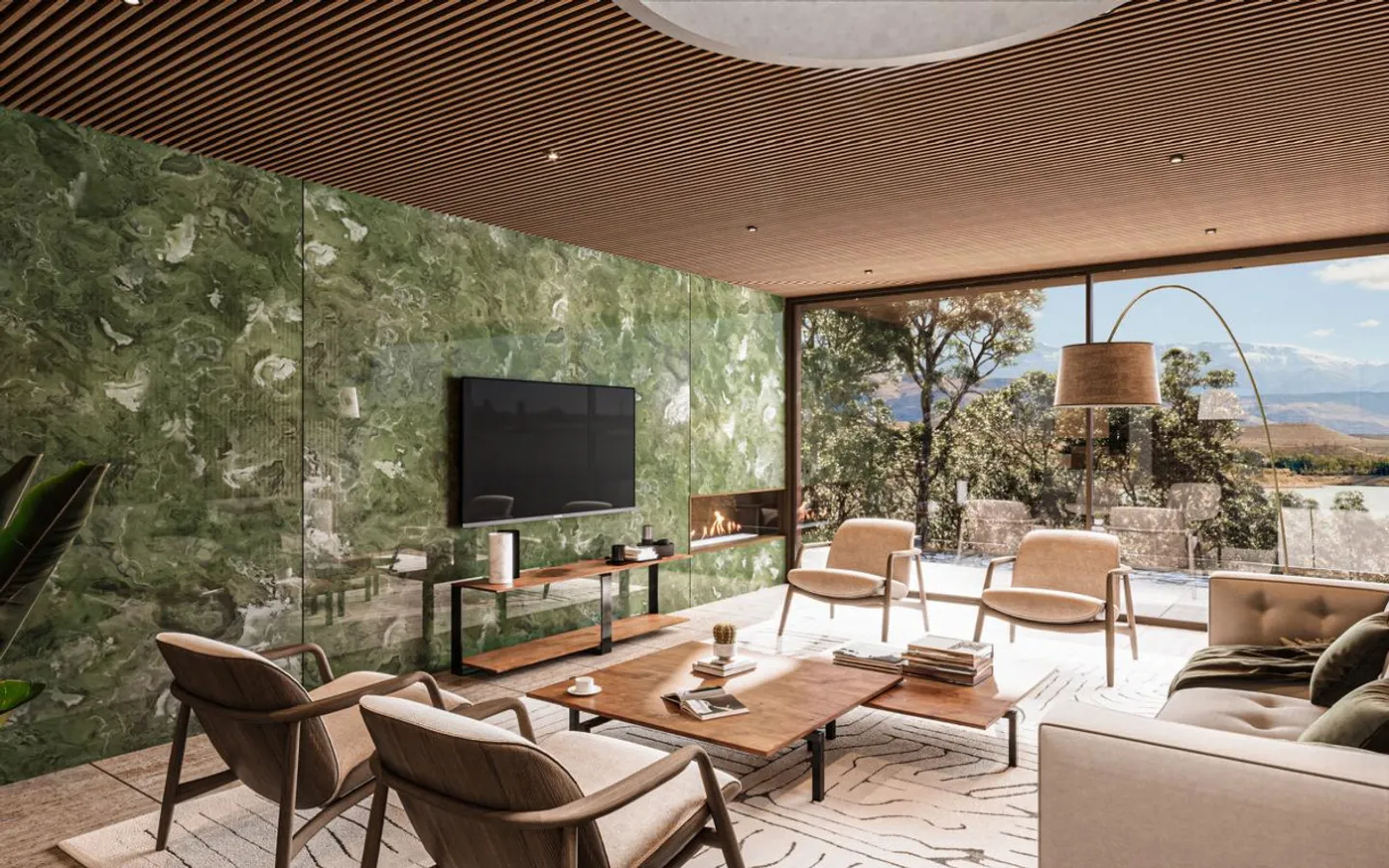 Villa eccezionale con vista lago e montagne - Regione di Marrakech - Foto 6 di 7