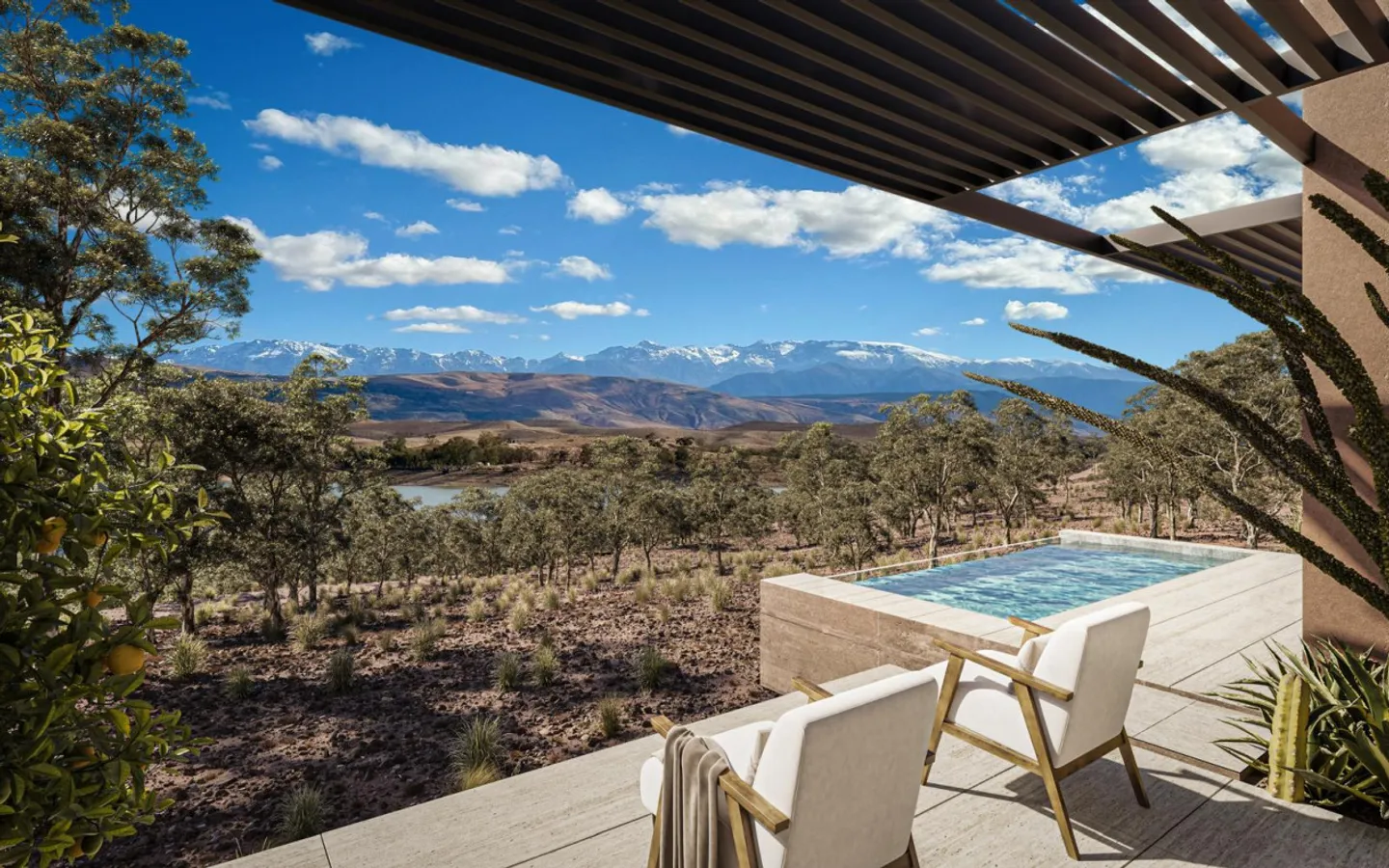 Villa eccezionale con vista lago e montagne - Regione di Marrakech - Foto 1 di 7