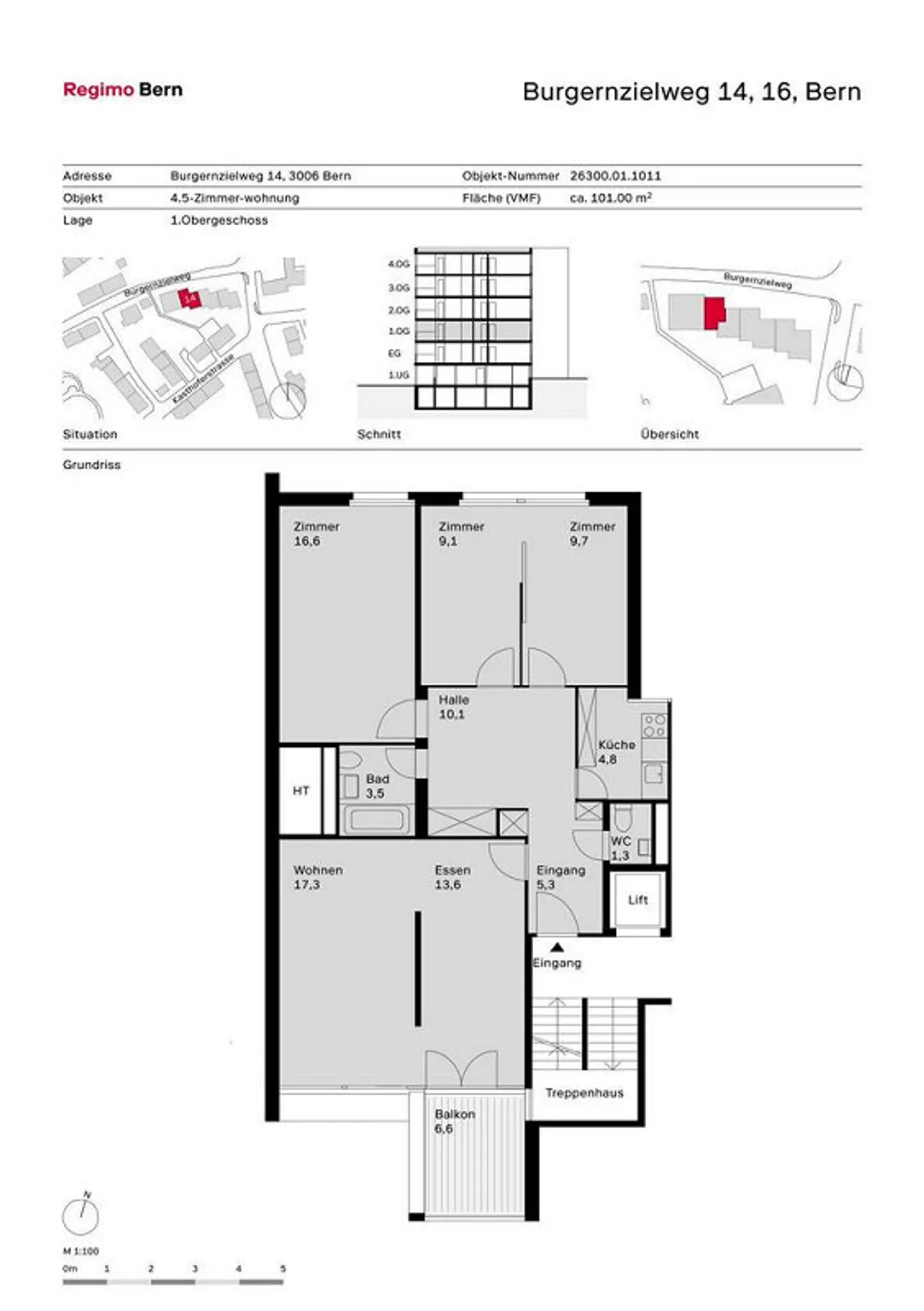 Geräumige Wohnung in zentraler Lage - Foto 12 von 12