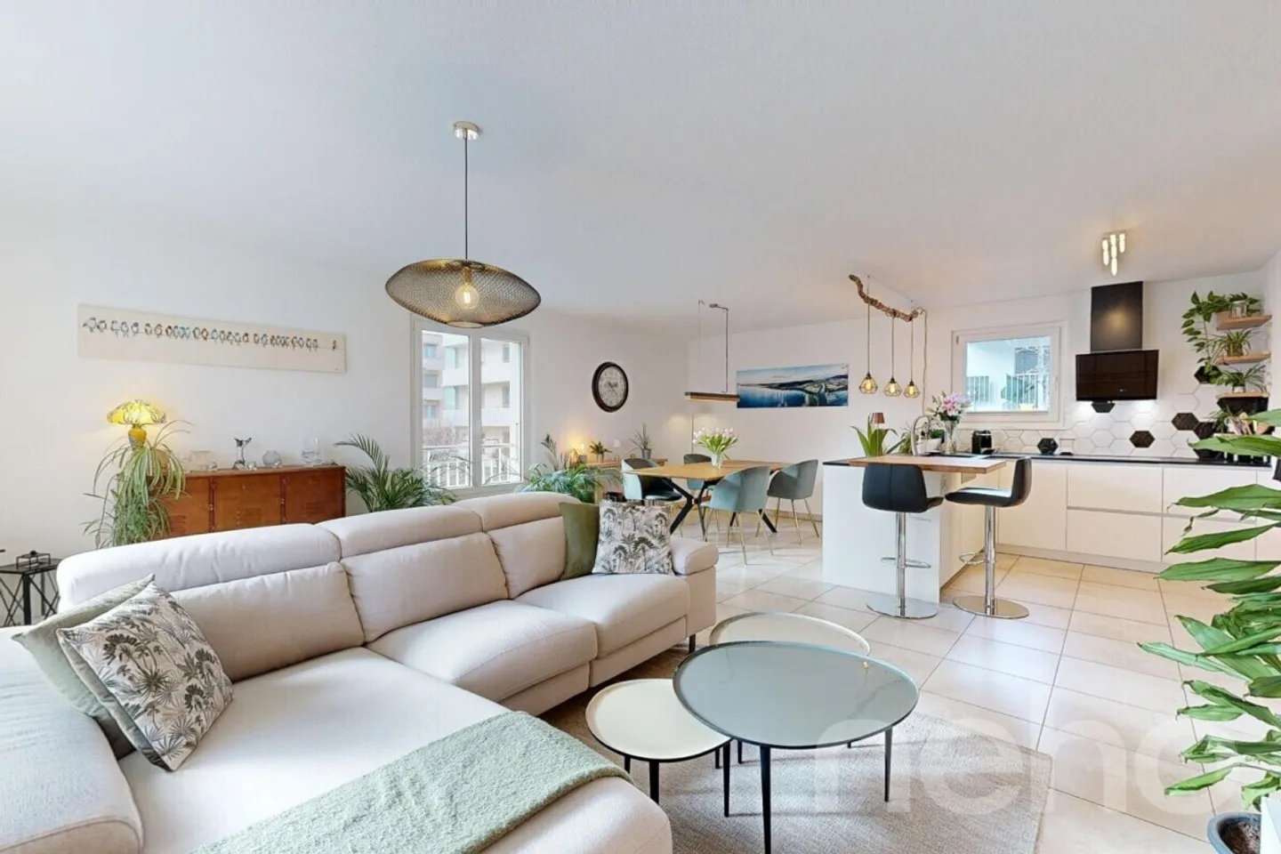 Corcelles: Wunderschöne 112 m² Wohnung in grüner Umgebung - Foto 3 von 12