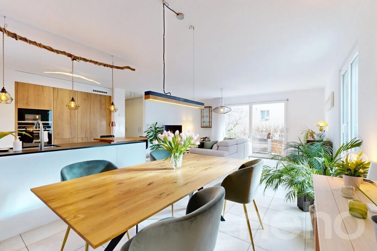 Corcelles: Wunderschöne 112 m² Wohnung in grüner Umgebung - Foto 1 von 12