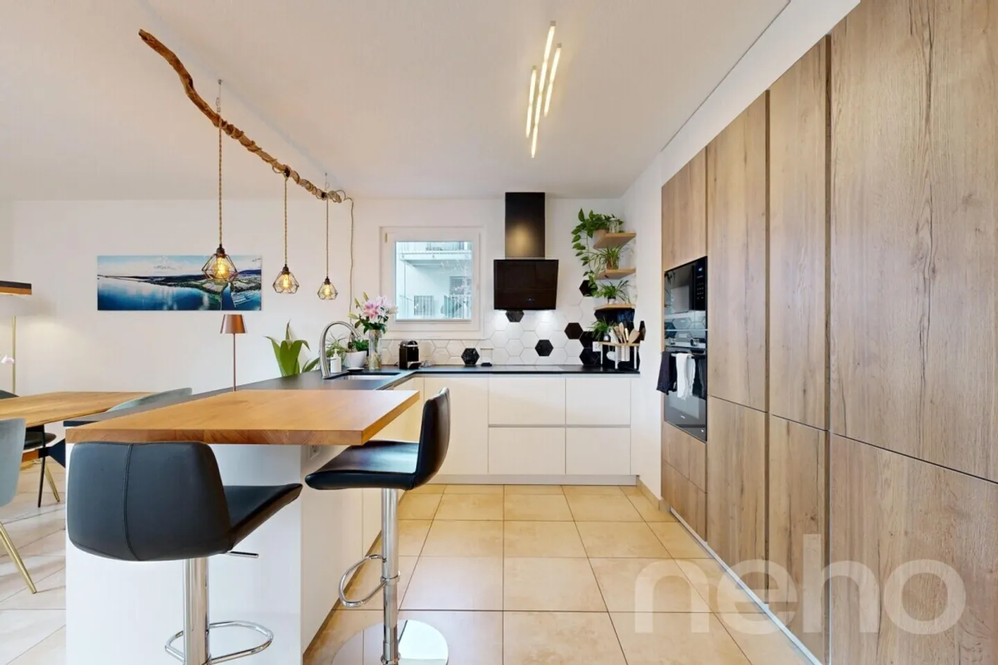 Corcelles: Wunderschöne 112 m² Wohnung in grüner Umgebung - Foto 2 von 12